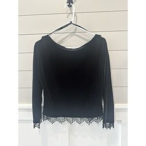 Jeffrey And Dara Evenings by Tom Barra Shirt Womens‎ Size 10 Beaded Top